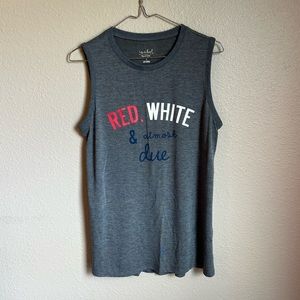 Maternity tank top for 4th of July